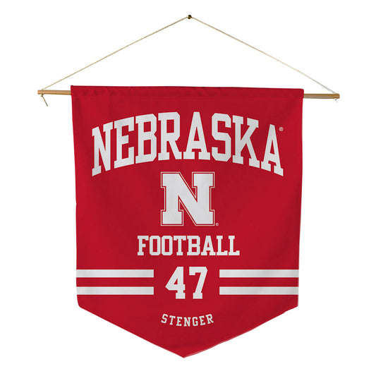 Nebraska - NCAA Football : Gage Stenger - Pennant - 18" x 21"-0