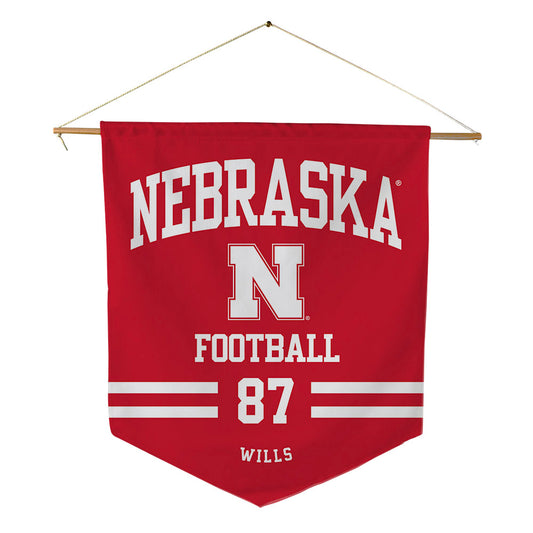 Nebraska - NCAA Football : Jack Wills - Pennant - 18" x 21"-0