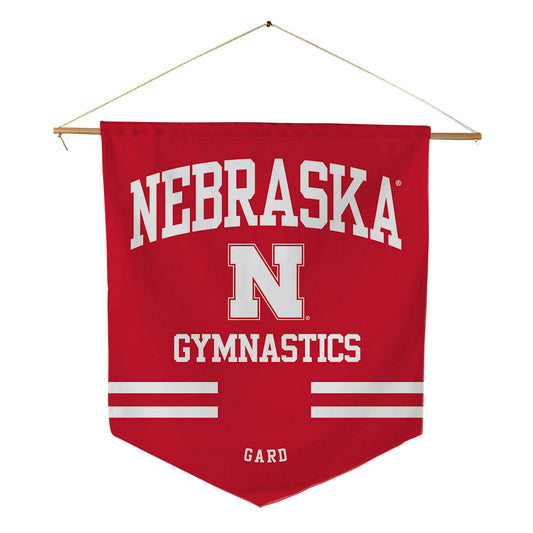 Nebraska - NCAA Women's Gymnastics : Allie Gard - Pennant - 18" x 21"-0