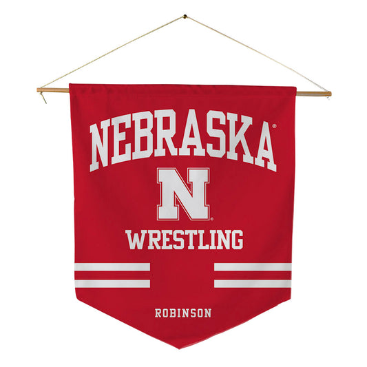 Nebraska - NCAA Wrestling : Vincent Robinson - Pennant - 18" x 21"-0