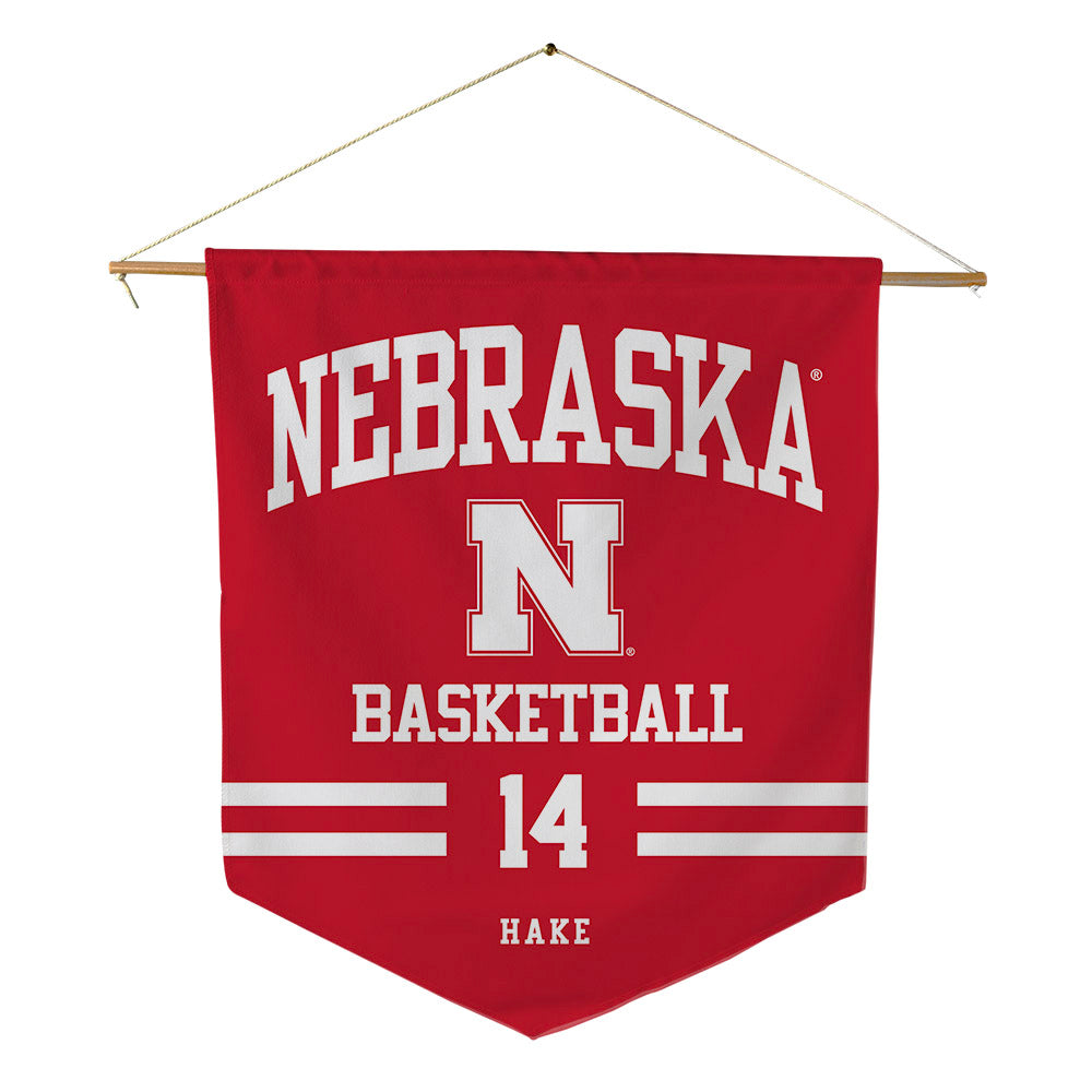 Nebraska - NCAA Women's Basketball : Callin Hake - Pennant - 18" x 21"-0