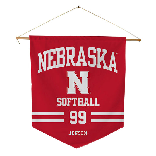 Nebraska - NCAA Softball : Alexis Jensen - Pennant - 18" x 21"-0