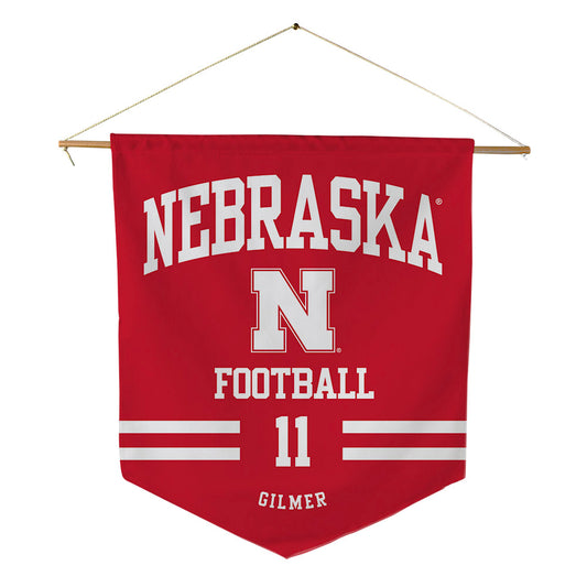 Nebraska - NCAA Football : Kwazi Gilmer - Pennant - 18" x 21"-0