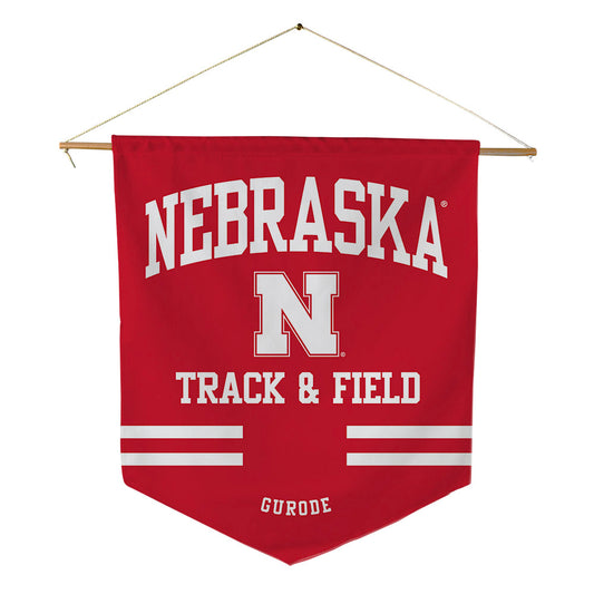Nebraska - NCAA Women's Track & Field : Rajer Gurode - Pennant - 18" x 21"-0