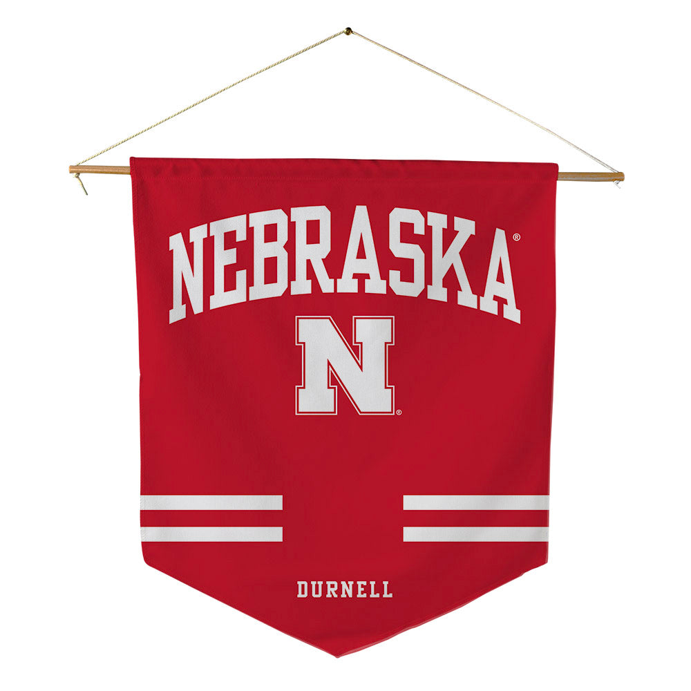 Nebraska - NCAA Softball : Alli Durnell - Pennant - 18" x 21"-0