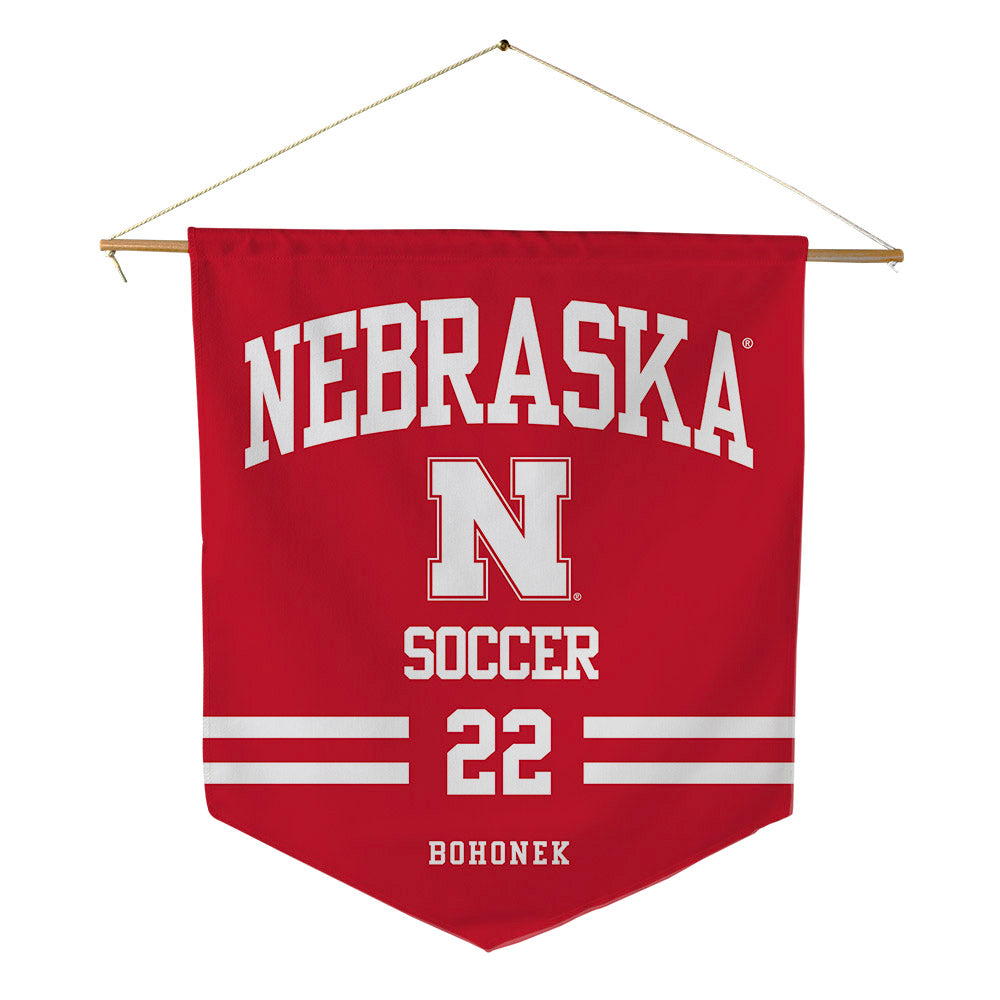 Nebraska - NCAA Women's Soccer : Carson Bohonek - Pennant - 18" x 21"-0