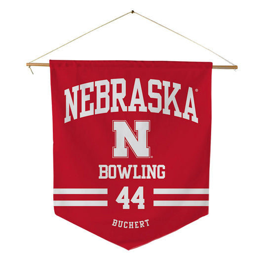 Nebraska - NCAA Women's Bowling : Desiree Buchert - Pennant - 18" x 21"-0