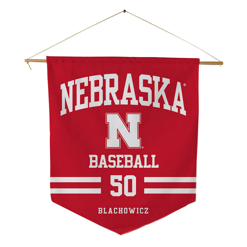 Nebraska - NCAA Baseball : Gavin Blachowicz - Pennant - 18" x 21"-0
