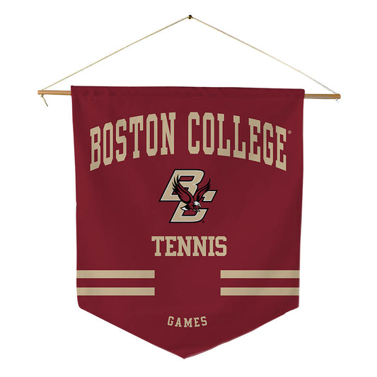Boston College - NCAA Women's Tennis : Leyden Games - Pennant - 18" x 21"-0