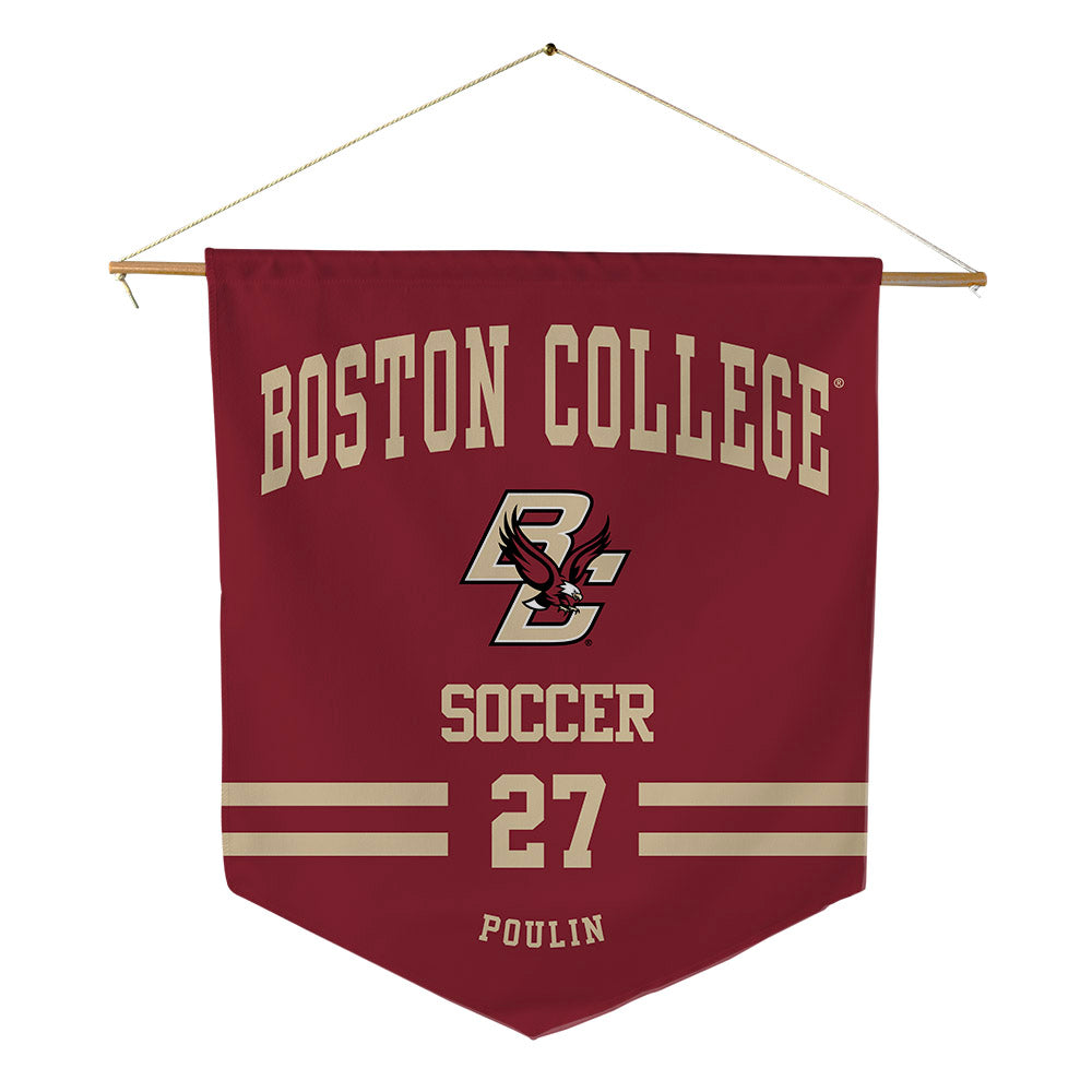 Boston College - NCAA Women's Soccer : Lydia Poulin - Pennant - 18" x 21"-0