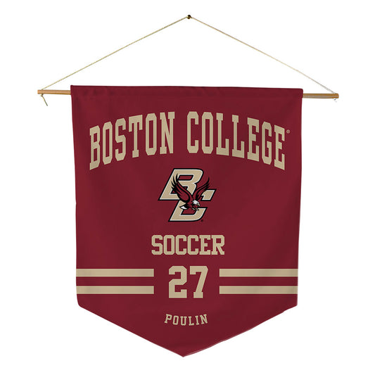 Boston College - NCAA Women's Soccer : Lydia Poulin - Pennant - 18" x 21"-0