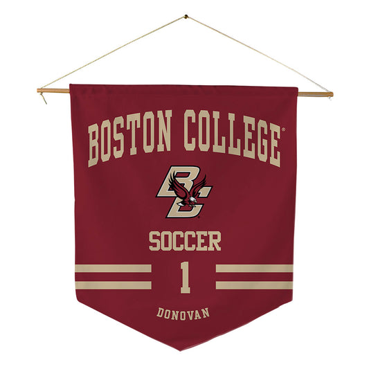 Boston College - NCAA Men's Soccer : Patrick Donovan - Pennant - 18" x 21"-0