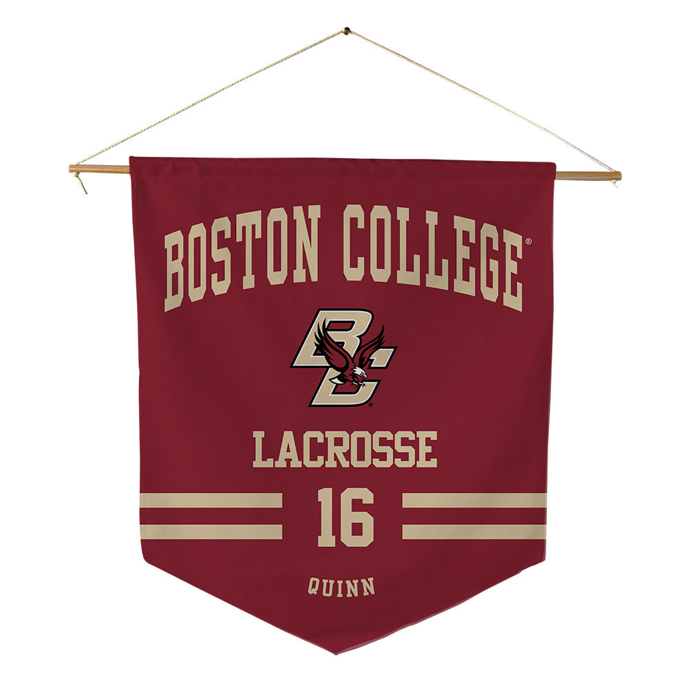 Boston College - NCAA Women's Lacrosse : Emma Claire Quinn - Pennant - 18" x 21"-0