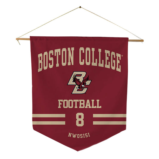 Boston College - NCAA Football : Onye Nwosisi - Pennant - 18" x 21"-0