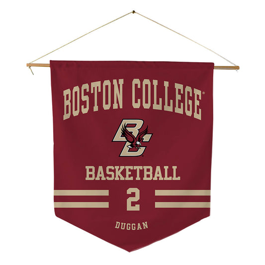 Boston College - NCAA Men's Basketball : Colby Duggan - Pennant - 18" x 21"-0
