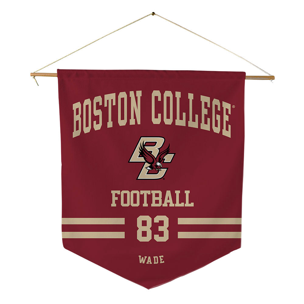 Boston College - NCAA Football : Jackson Wade - Pennant - 18" x 21"-0