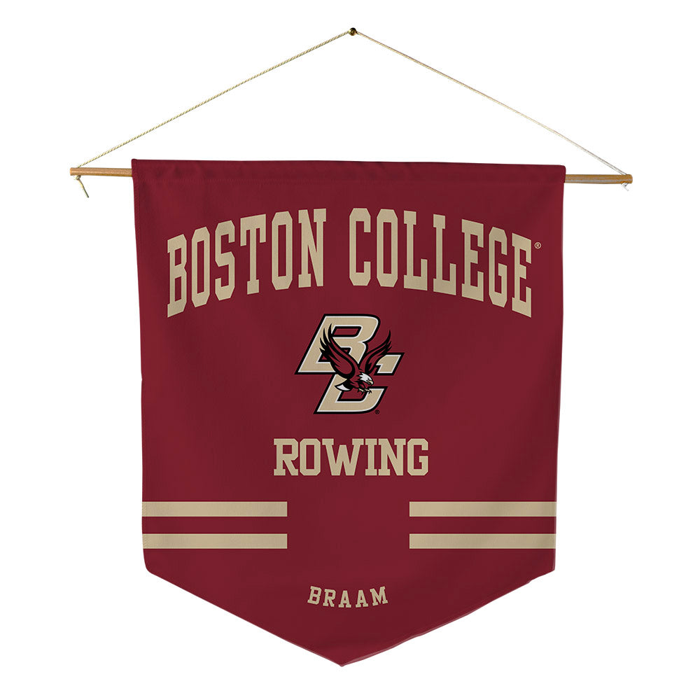 Boston College - NCAA Women's Rowing : Sarah Braam - Pennant - 18" x 21"-0