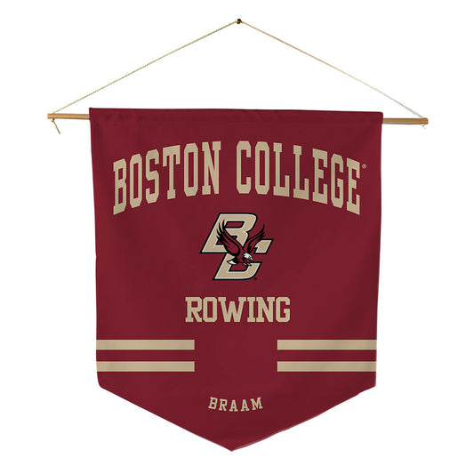 Boston College - NCAA Women's Rowing : Sarah Braam - Pennant - 18" x 21"-0