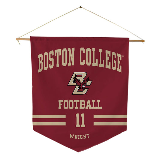 Boston College - NCAA Football : Landon Wright - Pennant - 18" x 21"-0