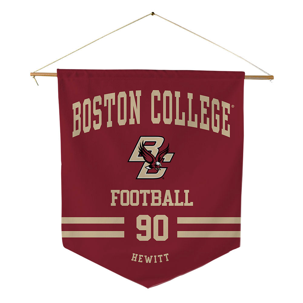 Boston College - NCAA Football : Jon Hewitt - Pennant - 18" x 21"-0