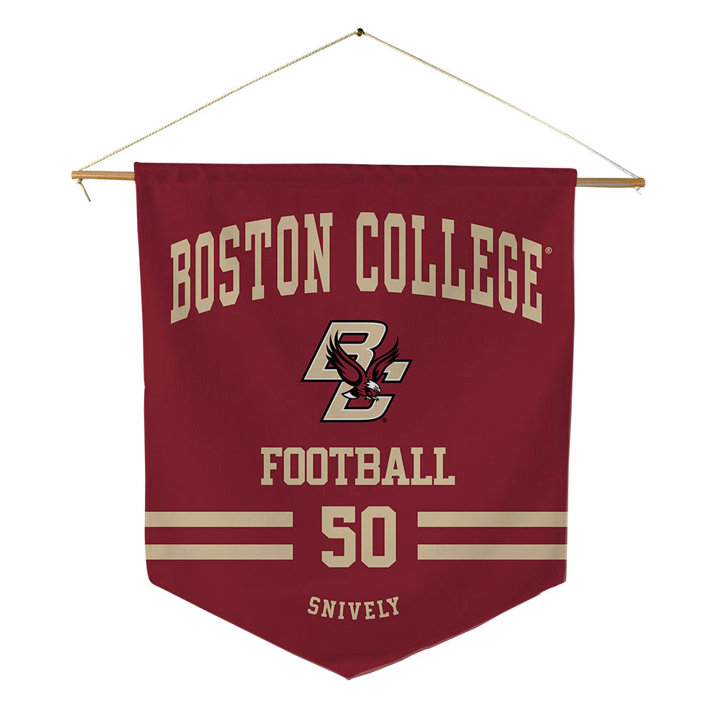 Boston College - NCAA Football : Owen Snively - Pennant - 18" x 21"-0