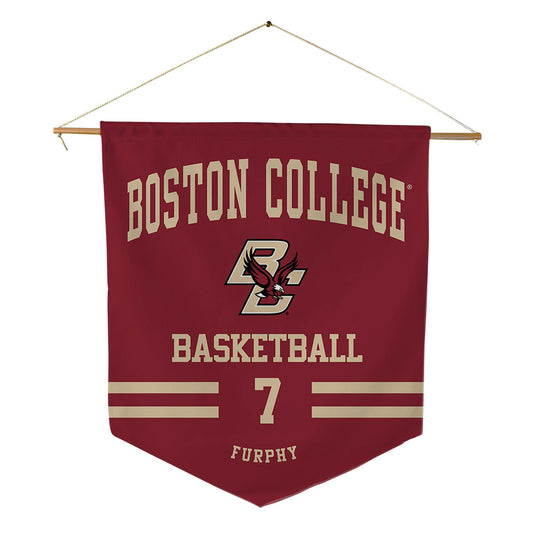 Boston College - NCAA Men's Basketball : Jacob Furphy - Pennant - 18" x 21"-0