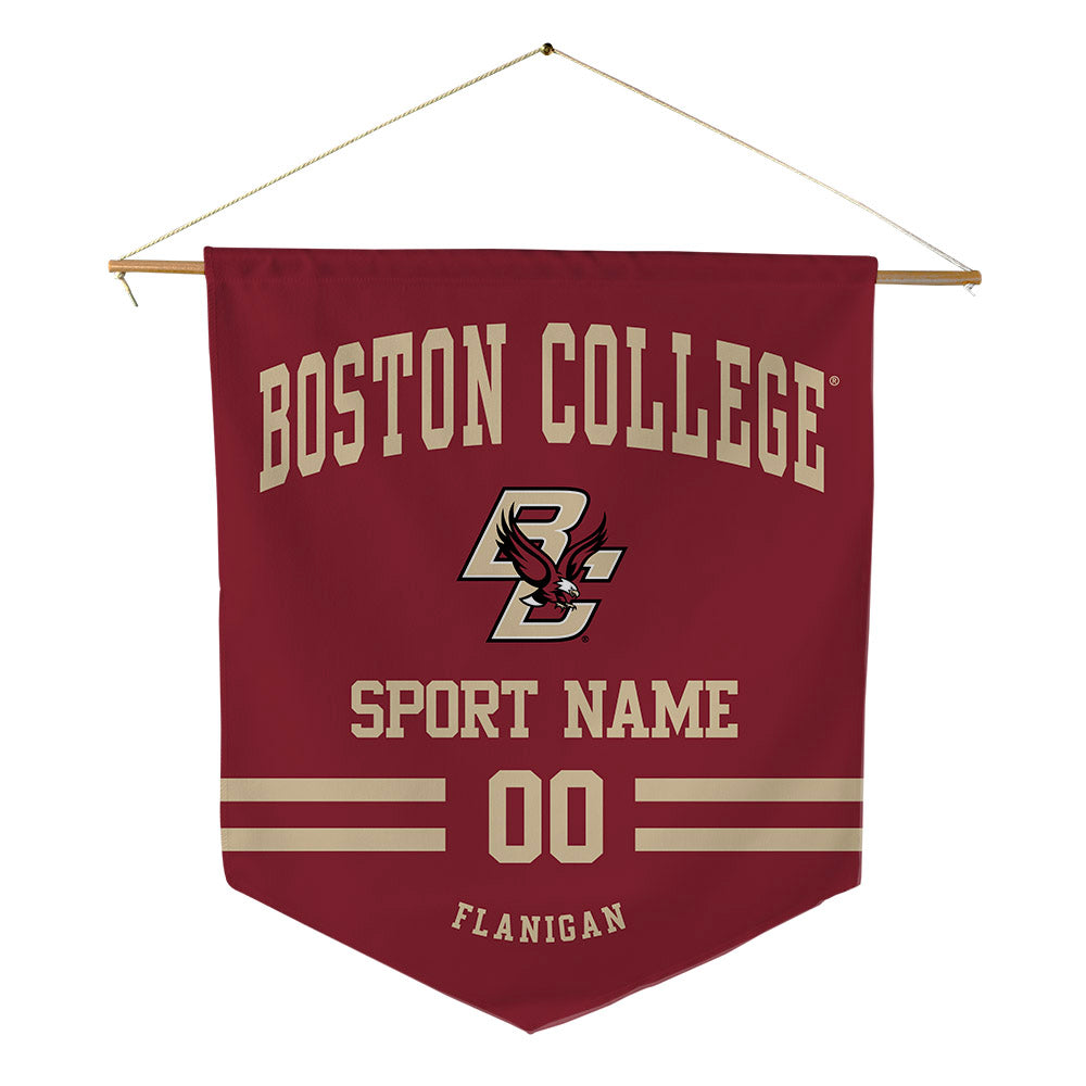 Boston College - NCAA Skiing : Bode Flanigan - Pennant - 18" x 21"-0