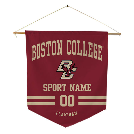 Boston College - NCAA Skiing : Bode Flanigan - Pennant - 18" x 21"-0