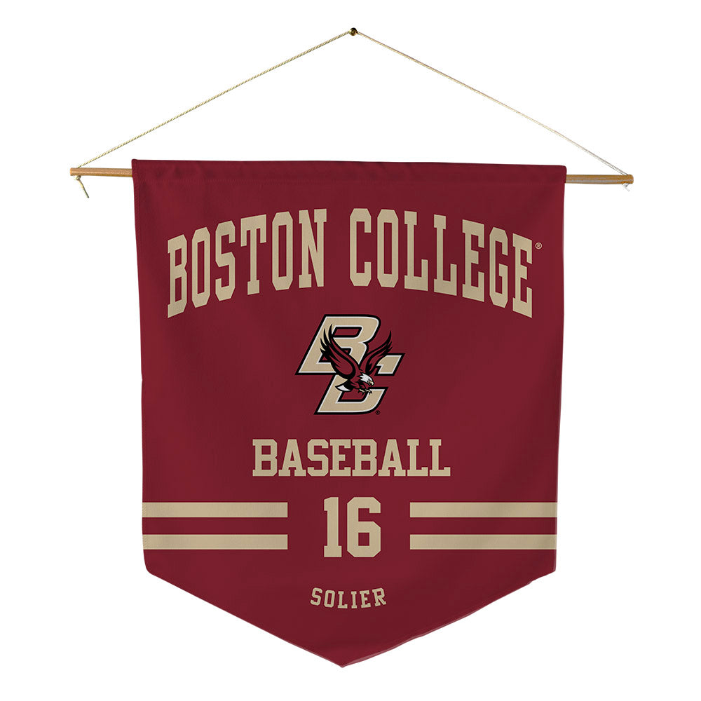 Boston College - NCAA Baseball : Julio Solier - Pennant - 18" x 21"-0
