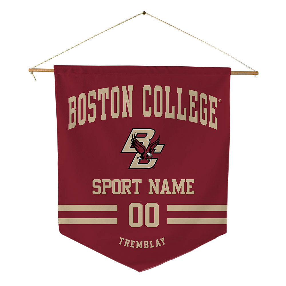 Boston College - NCAA Women's Ice Hockey : Maxim Tremblay - Pennant - 18" x 21"-0