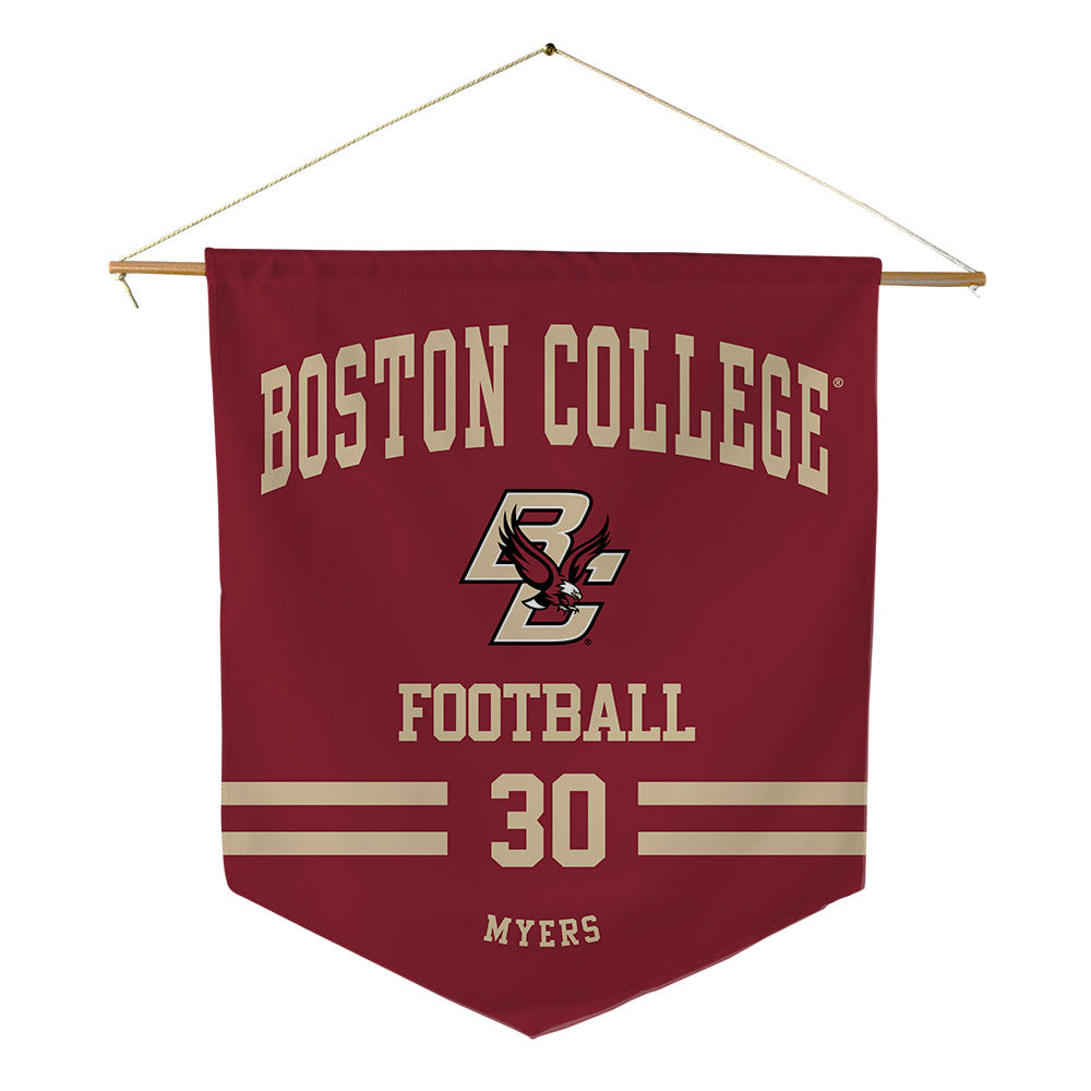 Boston College - NCAA Football : Xavier Myers - Pennant - 18" x 21"-0