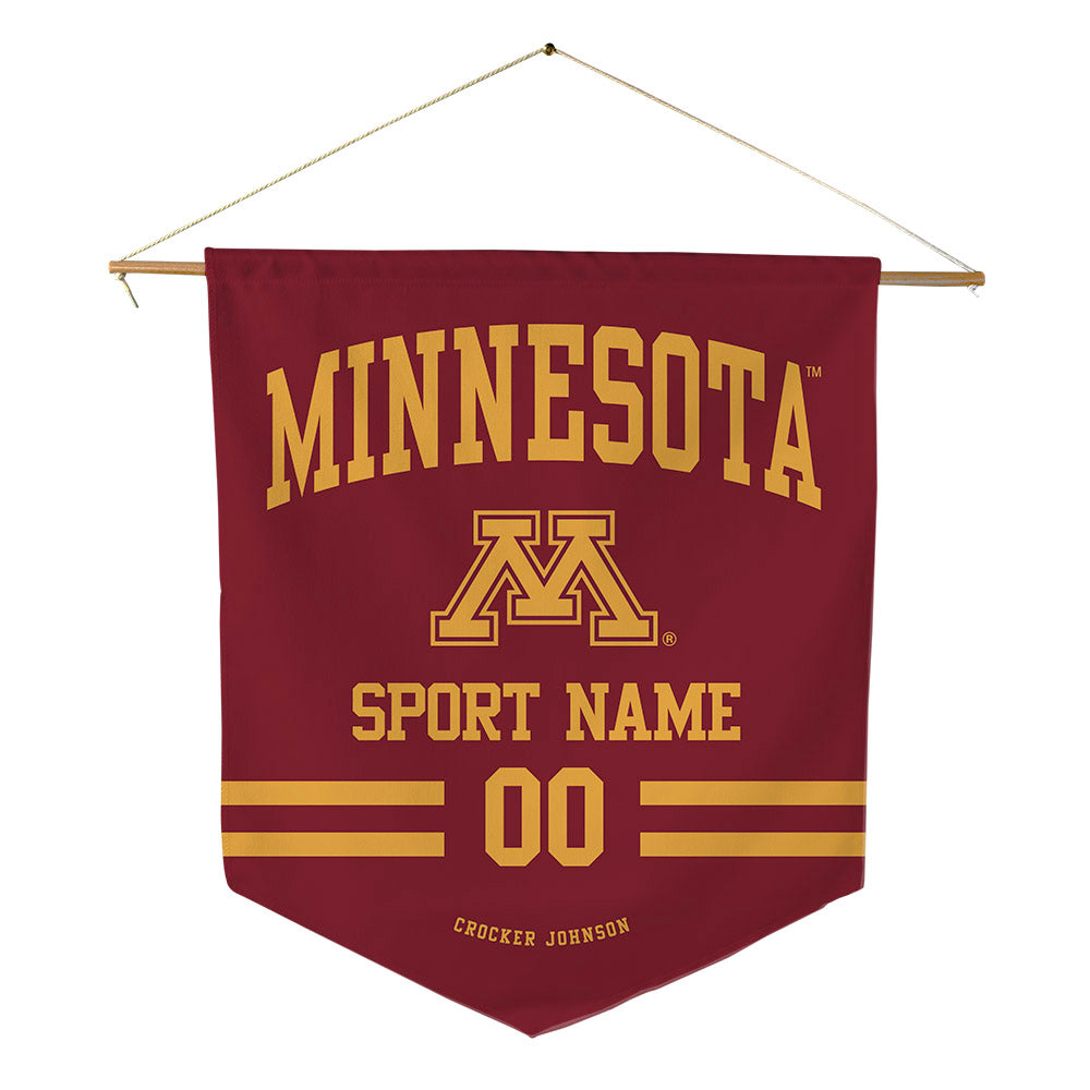 Minnesota - NCAA Men's Basketball : Jaylen Crocker johnson - Pennant - 18" x 21"-0