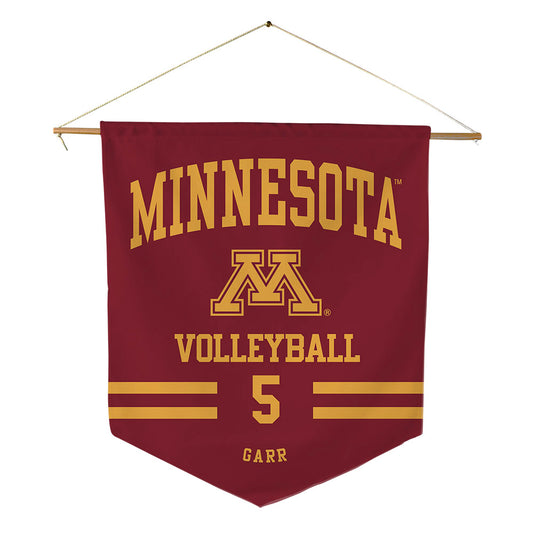 Minnesota - NCAA Women's Volleyball : McKenna Garr - Pennant - 18" x 21"-0