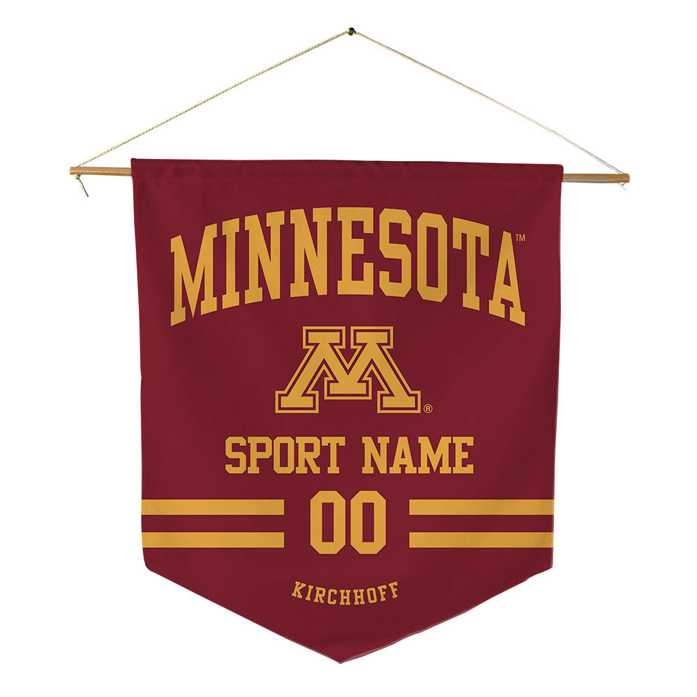 Minnesota - NCAA Baseball : Josh Kirchhoff - Pennant - 18" x 21"-0