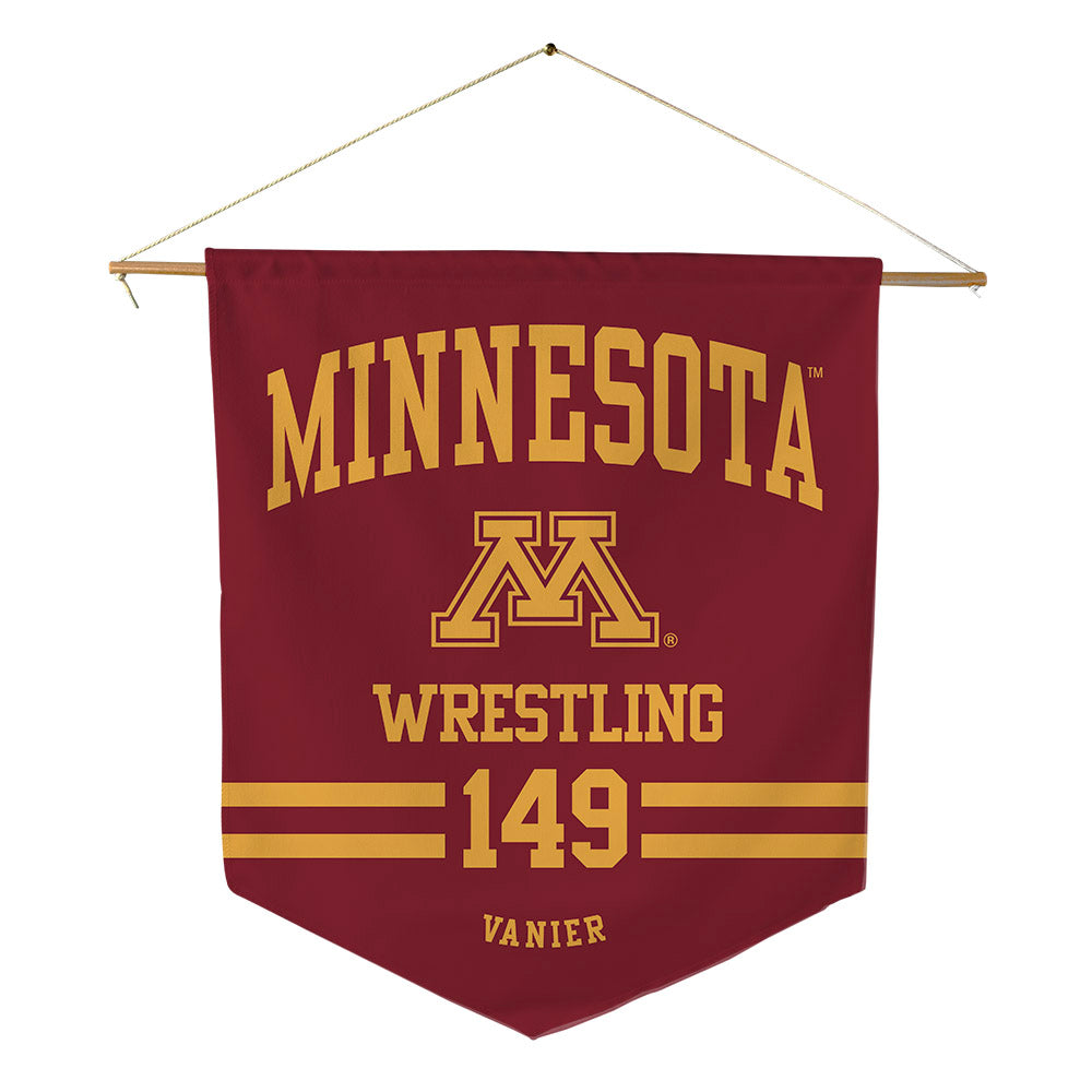 Minnesota - NCAA Wrestling : Charles Vanier - Pennant - 18" x 21"-0