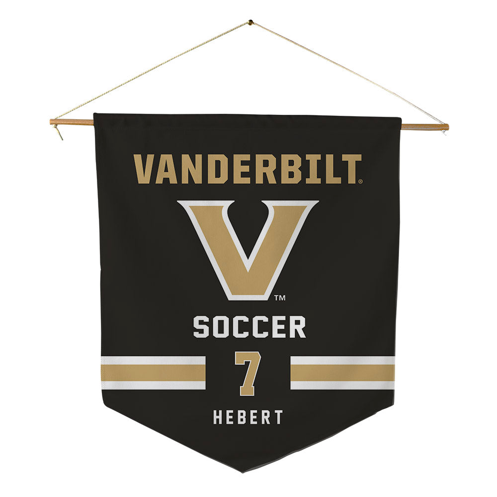 Vanderbilt - NCAA Women's Soccer : Mia Hebert - Pennant - 18" x 21"-0