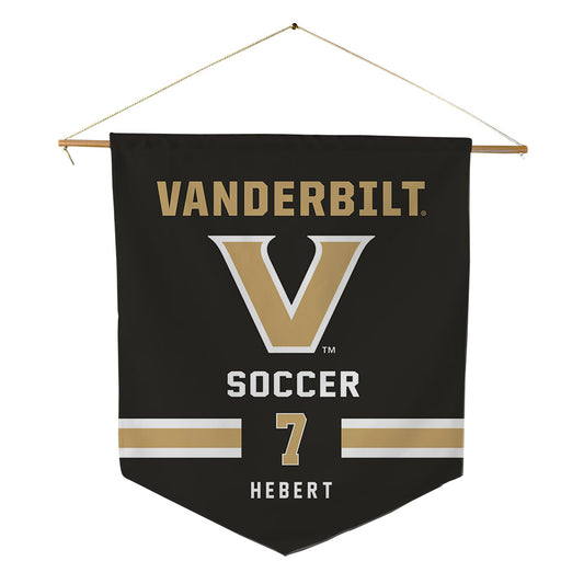 Vanderbilt - NCAA Women's Soccer : Mia Hebert - Pennant - 18" x 21"-0