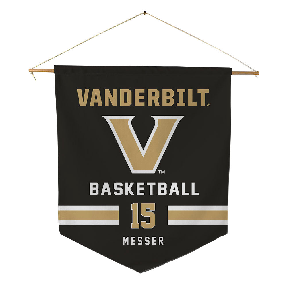 Vanderbilt - NCAA Men's Basketball : Coleson Messer - Pennant - 18" x 21"-0