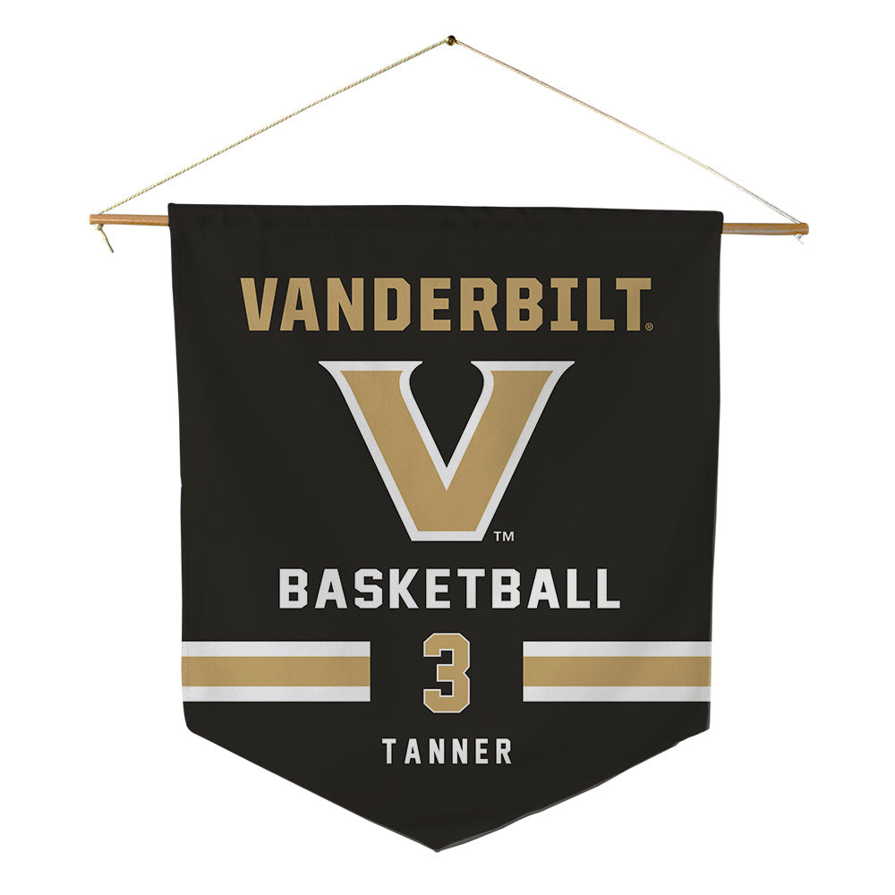Vanderbilt - NCAA Men's Basketball : tyler tanner - Pennant - 18" x 21"-0