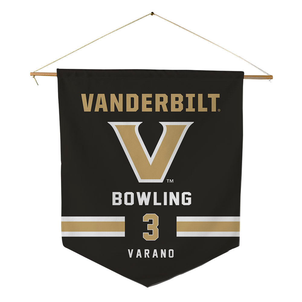 Vanderbilt - NCAA Women's Bowling : Victoria Varano - Pennant - 18" x 21"-0