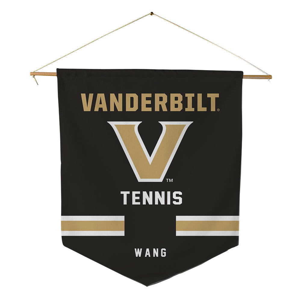Vanderbilt - NCAA Men's Tennis : Paul Wang - Pennant - 18" x 21"-0