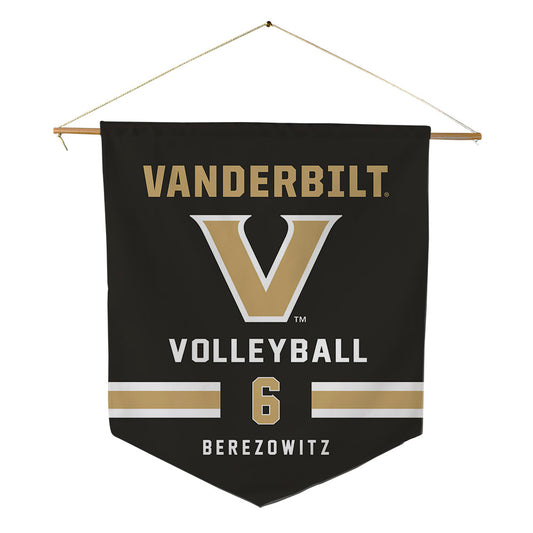 Vanderbilt - NCAA Women's Volleyball : Kati Berezowitz - Pennant - 18" x 21"-0
