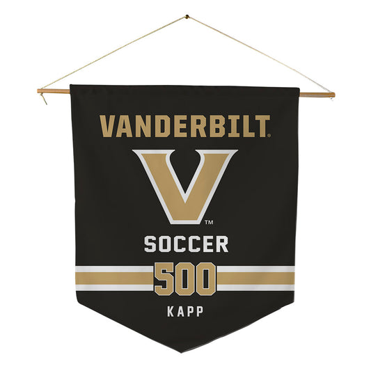 Vanderbilt - NCAA Women's Soccer : Micah Kapp - Pennant - 18" x 21"-0