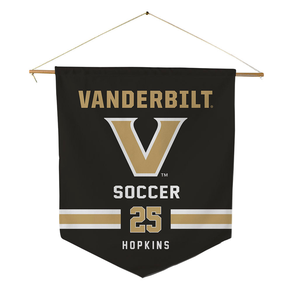 Vanderbilt - NCAA Women's Soccer : Lawson Hopkins - Pennant - 18" x 21"-0