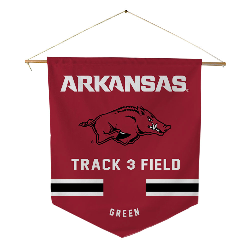 Arkansas - NCAA Men's Track & Field : Wyatt Green - Pennant - 18" x 21"-0