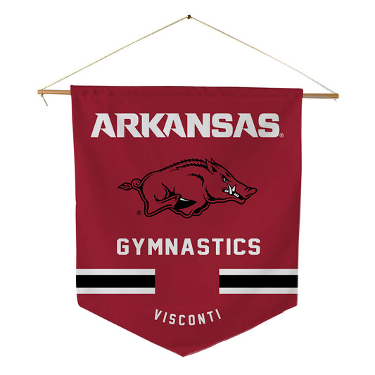 Arkansas - NCAA Women's Gymnastics : Sabrina Visconti - Pennant - 18" x 21"-0