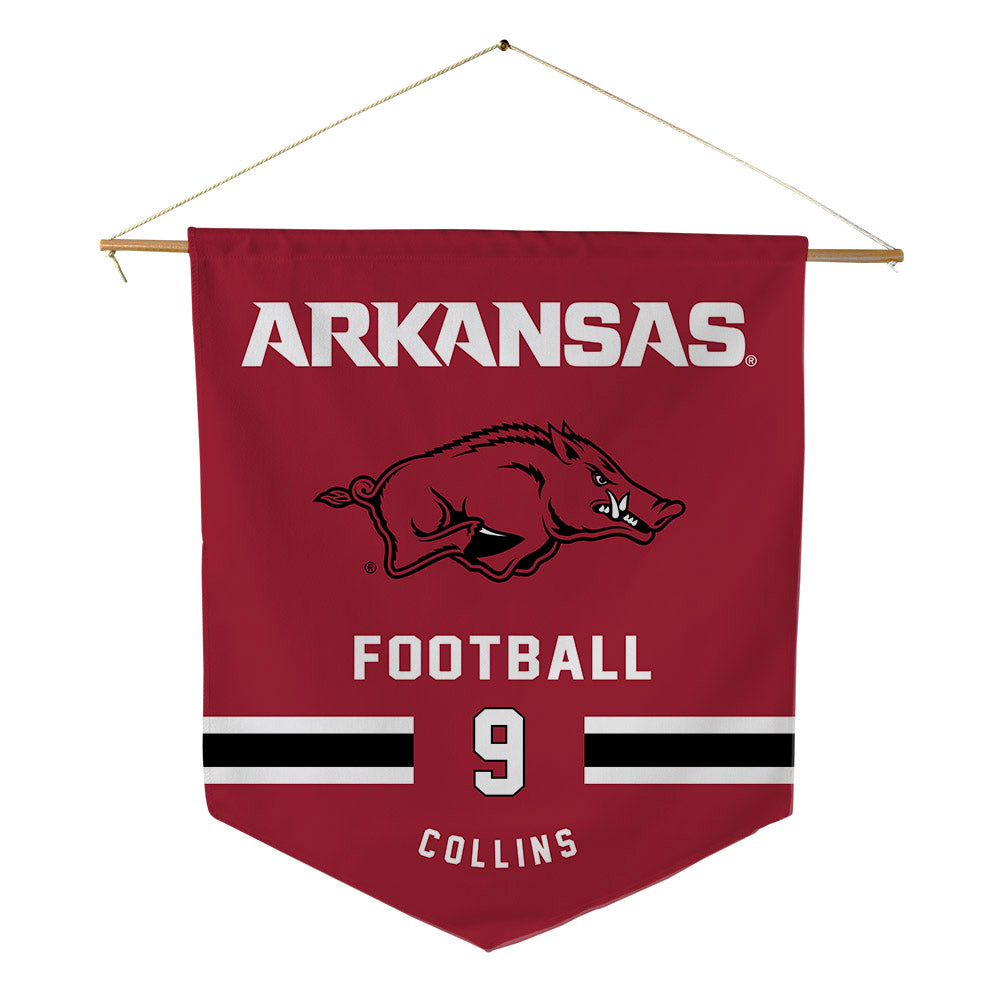 Arkansas - NCAA Football : Charleston Collins - Pennant - 18" x 21"-0