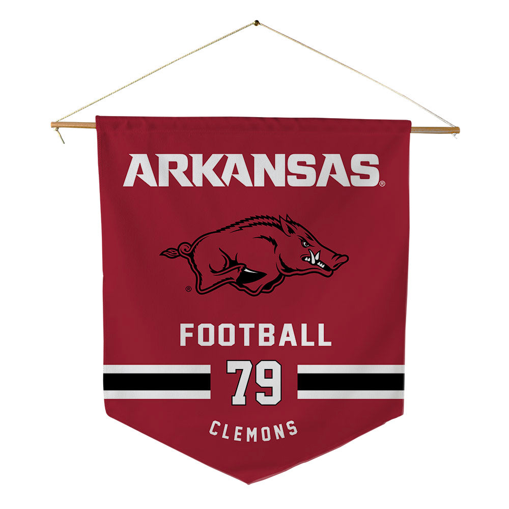 Arkansas - NCAA Football : Josiah Clemons - Pennant - 18" x 21"-0