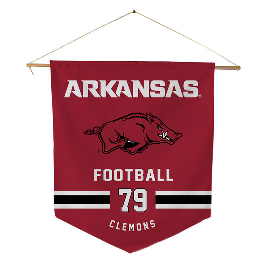 Arkansas - NCAA Football : Josiah Clemons - Pennant - 18" x 21"-0