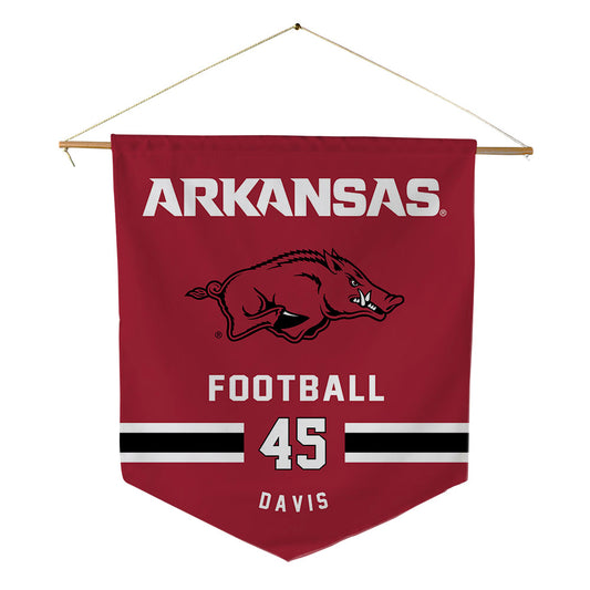 Arkansas - NCAA Football : Preston Davis - Pennant - 18" x 21"-0